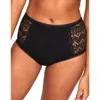 Adore Me Lianne Swimwear High-rise Bikini Bottom In Black