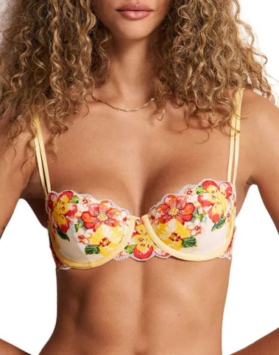 Adore Me Liesel Contour Balconette Bra In Multi
