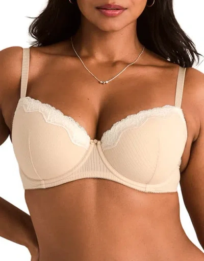 Adore Me Lilou Contour Demi Bra In White