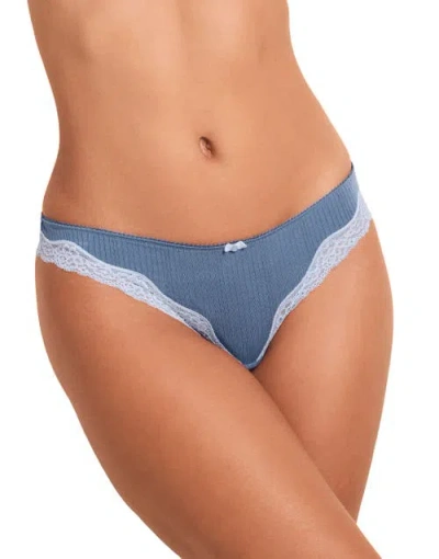 Adore Me Lilou Thong Panties In Blue