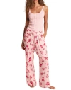 Adore Me Lindsay Pajama Tank Top And Pants Set In Pink