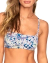 Adore Me Lissa Swimwear Bra In Tie Dye White