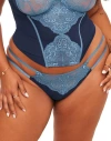 Adore Me Liv Brazilian Panties In Dark Blue