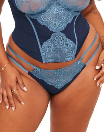 Adore Me Liv Brazilian Panties In Dark Blue
