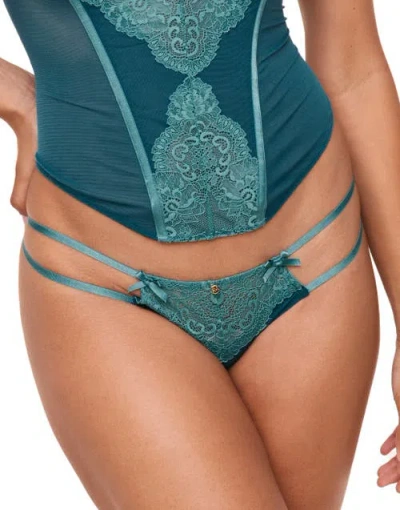 Adore Me Liv Brazilian Panties In Dark Green