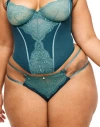 Adore Me Liv Brazilian Panties In Dark Green