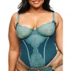 Adore Me Liv Bustier In Dark Green
