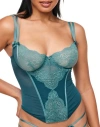 Adore Me Liv Bustier In Dark Green