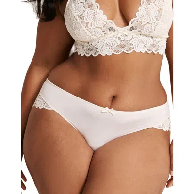 Adore Me Livi Hipster Panties In White