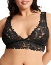 Adore Me Livi Unlined Bralette Bra In Black
