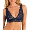 Adore Me Livi Unlined Bralette Bra In Blue