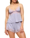 Adore Me Lora Pajama Cami & Shorts Set In Medium Purple