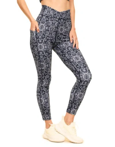Adore Me Lotus Lotus Leggings In Geo Black