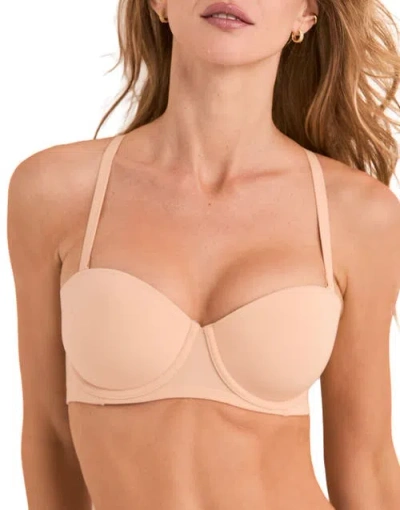 Adore Me Lou Contour Balconette Bra In Neutral