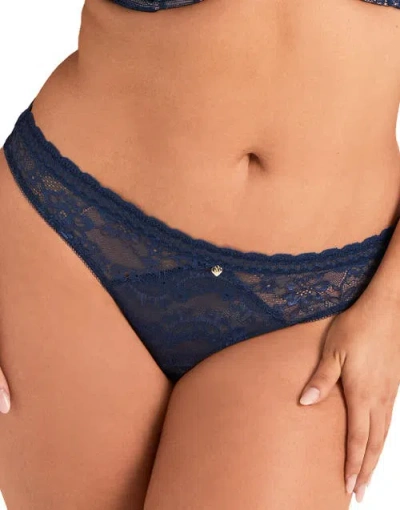 Adore Me Lucie Thong Panties In Blue