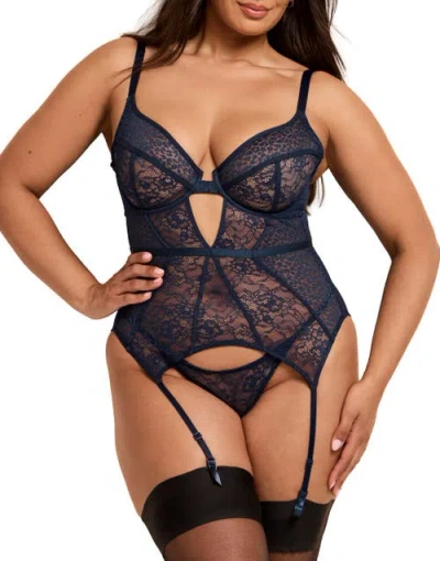 Adore Me Lynn Bustier In Blue