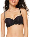 Adore Me Lyza Push Up Balconette Bra In Black