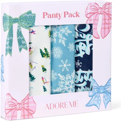 Adore Me Mabel Hipster Panties In Novelty Blue