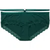 Adore Me Marca Hipster Panties In Dark Green