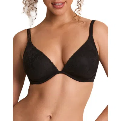 Adore Me Maren Push Up Plunge Bra In Black