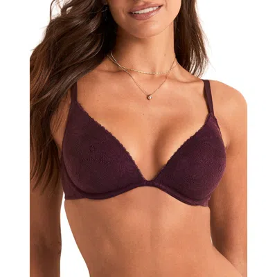 Adore Me Maren Push Up Plunge Bra In Purple