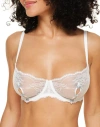 Adore Me Margeaux Unlined Balconette Bra In White