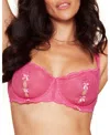 Shop Adore Me Margeaux Women's Plus-size Unlined Balconette Bra In Dark Pink