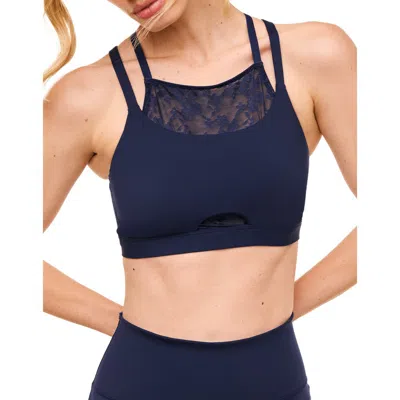 Adore Me Mari Sports Bra In Dark Blue