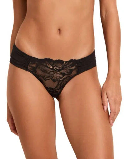 Adore Me Marieprune Cheeky Panties In Black