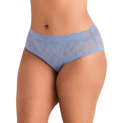 Adore Me Marine High Waisted Panties In Blue