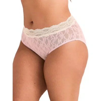 Adore Me Marine High Waisted Panties In Pink