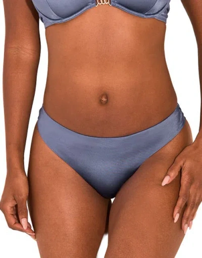 Adore Me Marlena Swimwear Brazilian Panty In Blue