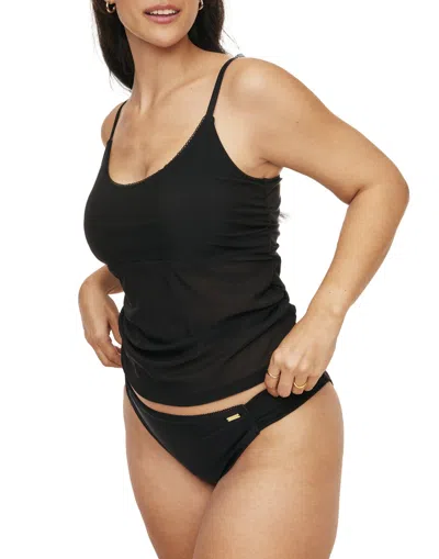 Adore Me Marseille Women's Plus-size Swimwear Bikini Panty In Black