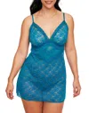 Adore Me Mary Women's Plus-size Slip Lingerie In Dark Blue