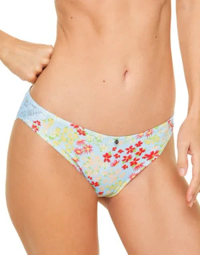 Adore Me Mathilda Bikini Panties In Ditsy Blue