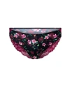 Adore Me Mathilda Bikini Panties In Floral Black