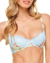 Adore Me Mathilda Contour Balconette Bra In Ditsy Blue