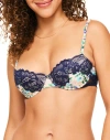 Adore Me Mathilda Contour Balconette Bra In Floral White