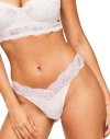 Adore Me Mavis Thong Panties In Floral White