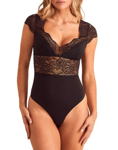 Adore Me Meave Bodysuit Lingerie In Brown
