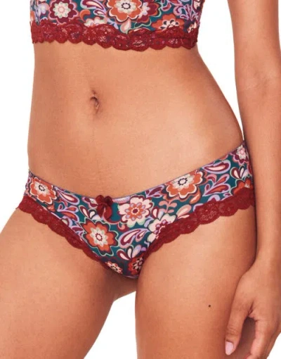 Adore Me Meissa Cheeky Panties In Floral Blue