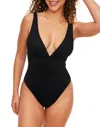 Adore Me Melony Swimwear One-piece Swimsuit In Black