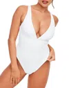 Adore Me Melony Women's Swimwear One-piece Swimsuit In White