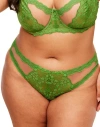 Adore Me Melrose Plus Size Cheeky Panty In Medium Green