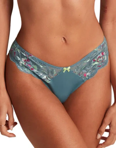 Adore Me Missy Brazilian Panties In Blue