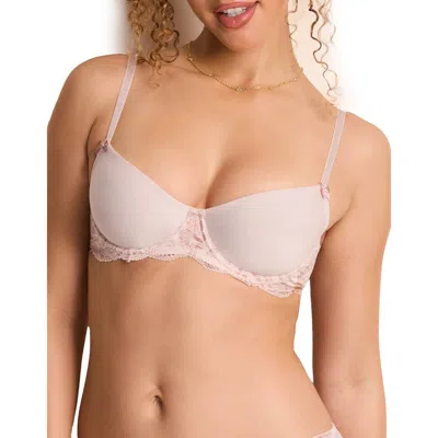 Adore Me Missy Unlined Demi Bra In Pink
