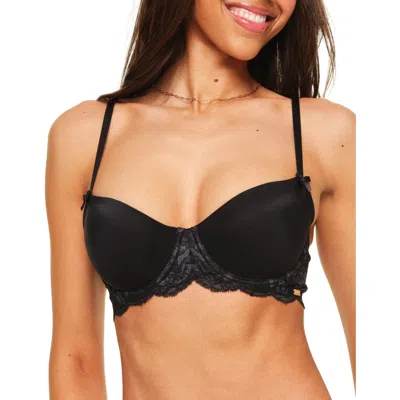 Adore Me Missy Unlined Demi Bra In Black