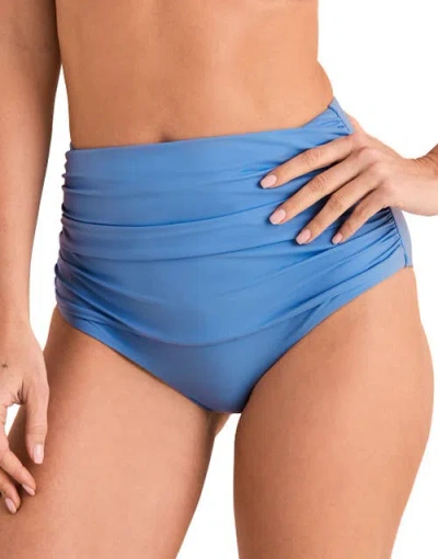 Adore Me Morgana Swimwear High Waisted Bottom In Blue