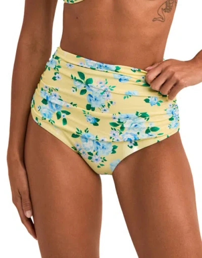 Adore Me Morgana Swimwear High Waisted Bottom In Yellow
