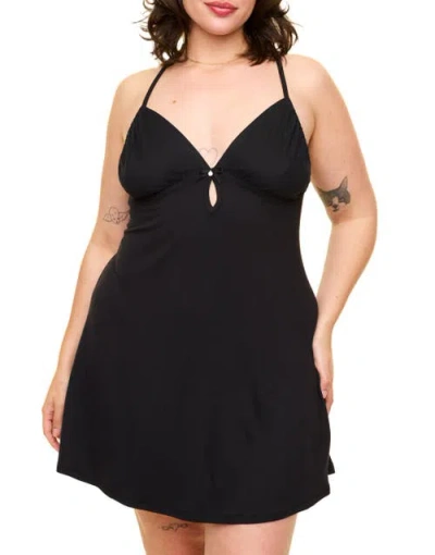 Adore Me Naomi Slip In Black
